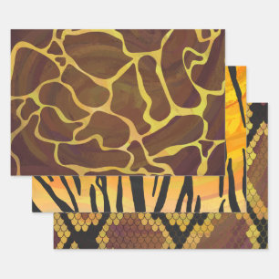 Wild Print Patterns Wrapping Paper Sheet