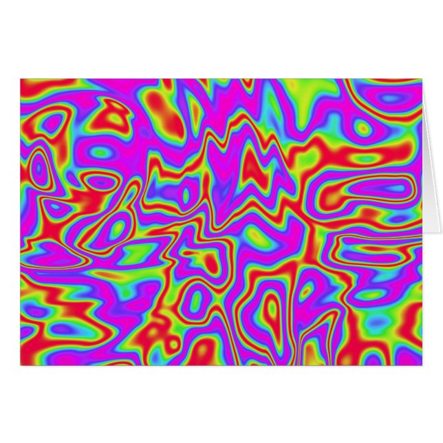 Wild Psychedelic Liquid Colours (Front Horizontal)