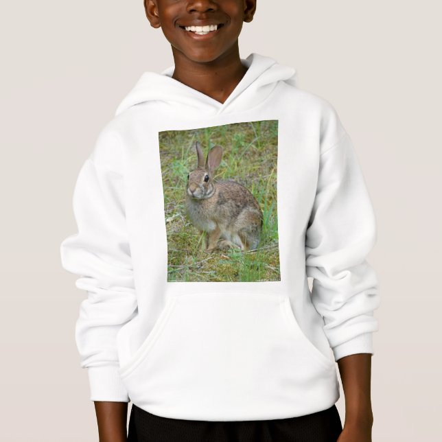 Wild Rabbit Eastern Cottontail Apparel and Gifts (Front)