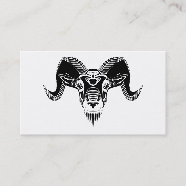 wild ram business card (Front)