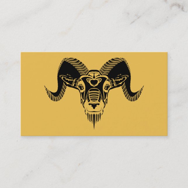 wild ram business card (Front)