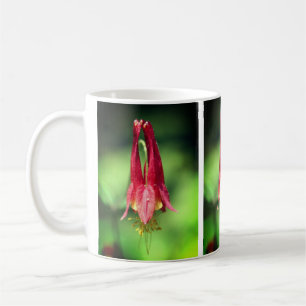 Wild Red Columbine Flower Coffee Mug