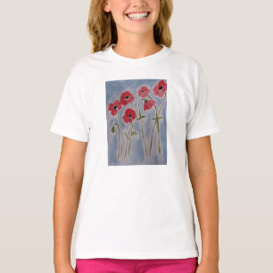 Wild Red Poppies T-Shirt