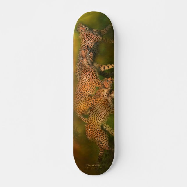 Wild Ride - Cheetah World Skateboard (Front)