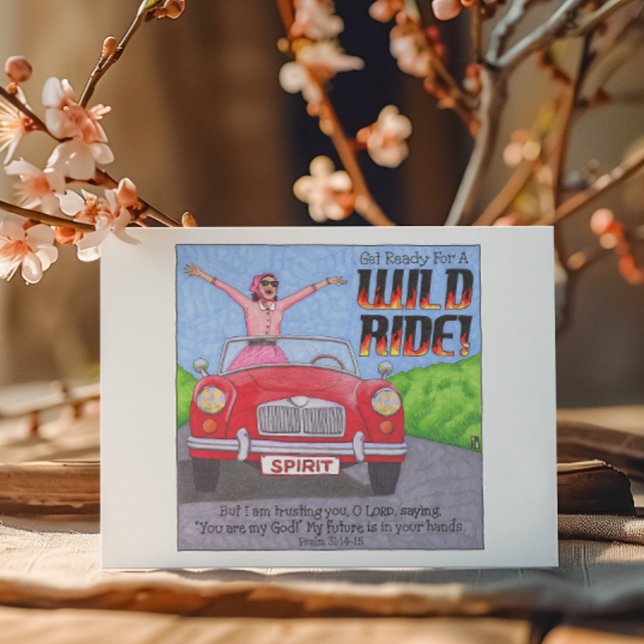 Wild Ride Inspirational Postcard (Creator Uploaded)