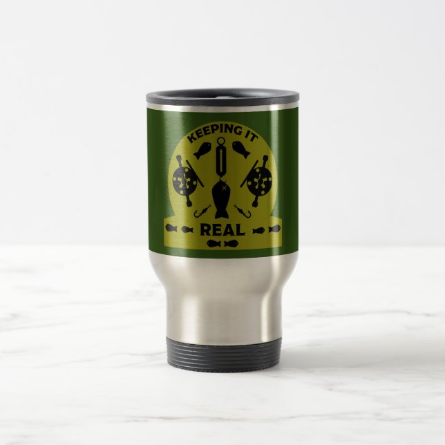 Wild River Fishing Travel Mug (Center)