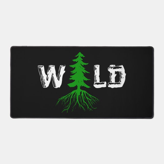 Wild Roots Outdoors Desk Mat (Front)