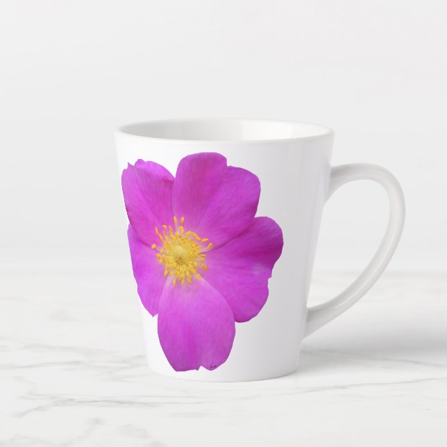 Wild Rose 2 Latte Mug (Right)