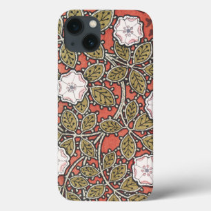 Wild Rose Art Illustration Flower Pattern iPhone 13 Case