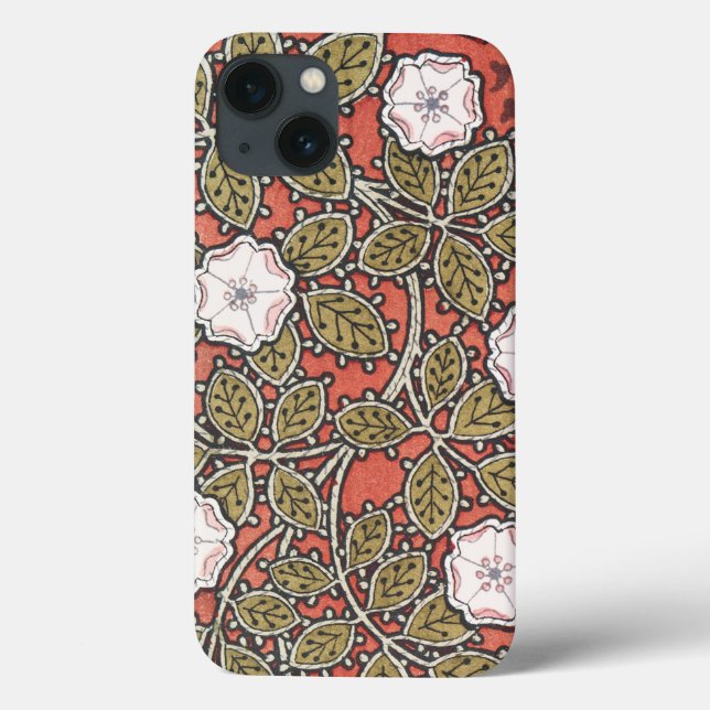 Wild Rose Art Illustration Flower Vintage Case-Mate iPhone Case (Back)