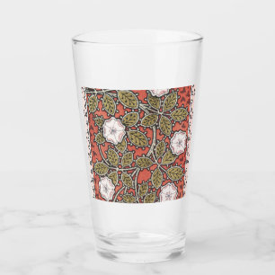 Wild Rose Art Illustration Flower Vintage Glass