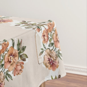 Wild Rose Blooms Tablecloth