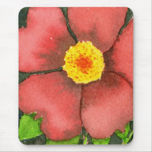"Wild Rose" Floral Mousepad