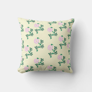 Wild Rose Flower Cushion