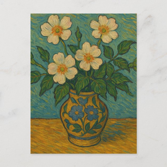 Wild Rose Postcard (Front)