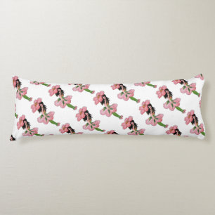 Wild Rose Vintage Cute Flower Child Girl Floral Body Cushion