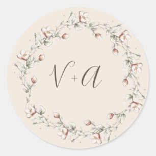 Wild Rose  Wedding Sticker
