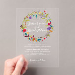 Wild Rose Woods Exotic Flower Garden Wedding<br><div class="desc">Beautiful Invitation to celebrate Special occasions and festivals comes with digital and E-invitation as per your request. We would love to replicate our designs to make multiple products like rsvp cards, labels envelopes, and more. Customisation is available for ready to print on request at info@shamaurcreatif@gmail.com Look Forward to hearing from...</div>
