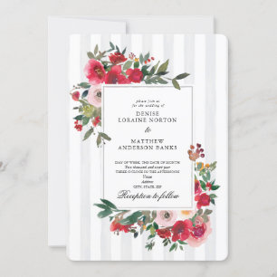 Wild Roses and Tropical Breeze  Invitation
