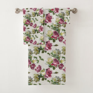 Wild Roses Bath Towel Set
