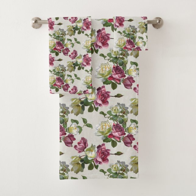 Wild Roses  Bath Towel Set (Insitu)