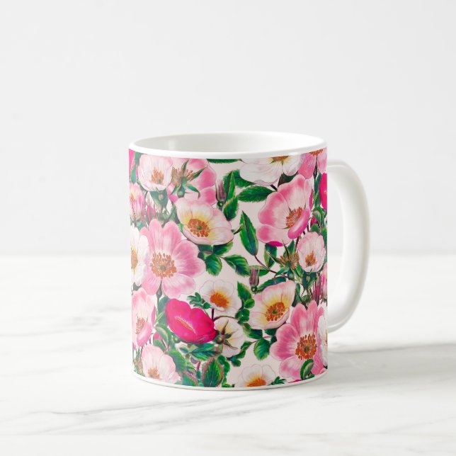 Wild Roses Coffee Mug (Front Right)