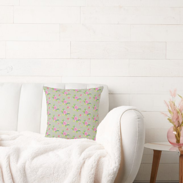 Wild Roses Cushion (Couch)