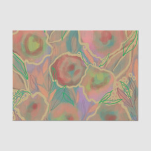 Wild Roses Multicolored Tissue Paper
