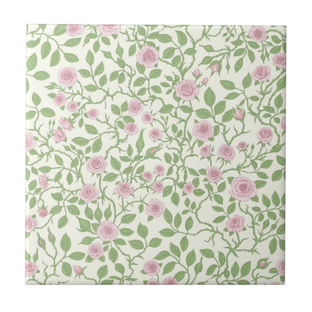 Wild roses  tile (Front)