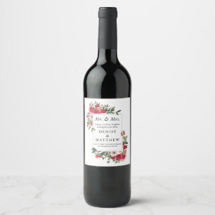 Wild Roses Wine Label