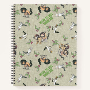 Wild Rumpus Holiday Pattern Notebook