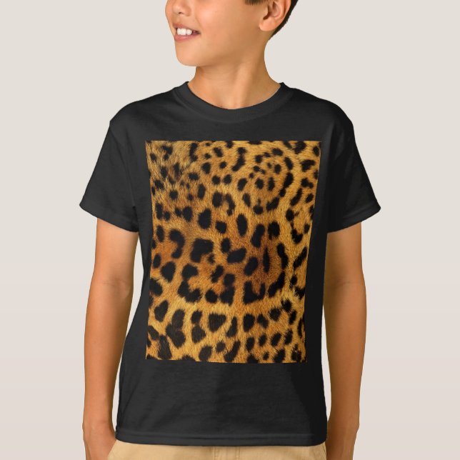 wild Safari animal cheetah girly leopard print T-Shirt (Front)