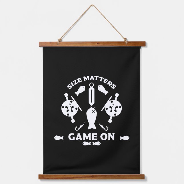 Wild Salmon Fishing Hanging Tapestry (Front)