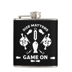 Wild Salmon Fishing Hip Flask
