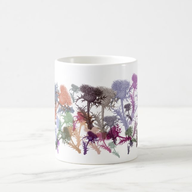 Wild Scottish Thistles Mug (Center)
