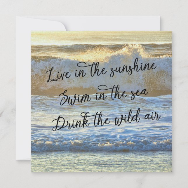 WILD SEA 5.25 x 5.25 card (Front)