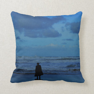 Wild Sea Poldark Country Cornwall England Cushion
