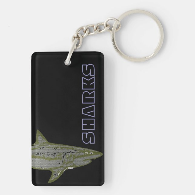 Wild Shark Key Ring (Back)