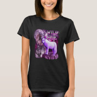 Wild Side Wolf On Moon Galaxy Funny Three Wolves L