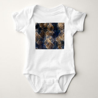 Wild Snakeskin Watercolor Seamless Design Baby Bodysuit