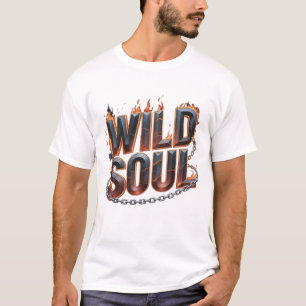 Wild Soul Men’s T-Shirt – Light Flame & Chain Edit