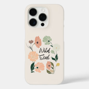 Wild Soul Modern Wildflowers iPhone Case