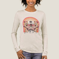 Wild Soul Retro Boho Rainbow Floral Butterfly