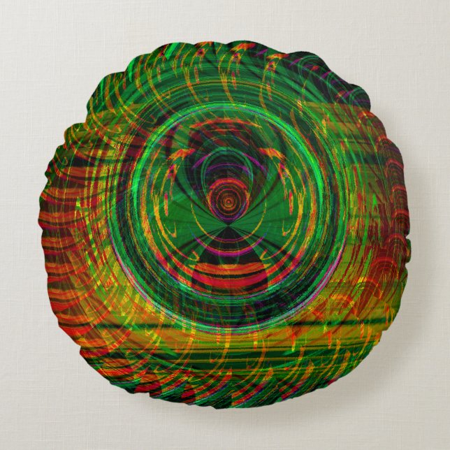 Wild Spider...... Round Cushion (Front)