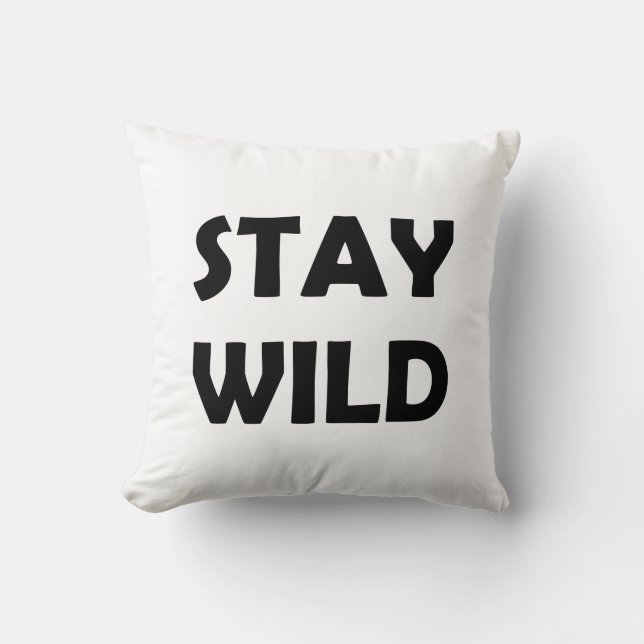 Wild Spirit | Bold Adventure Awaits Cushion (Front)