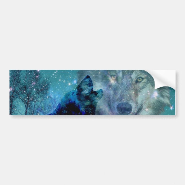 Wild Spirit Bumper Sticker (Front)