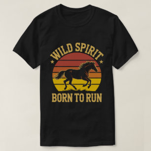 Wild Spirit Horse Retro Tee