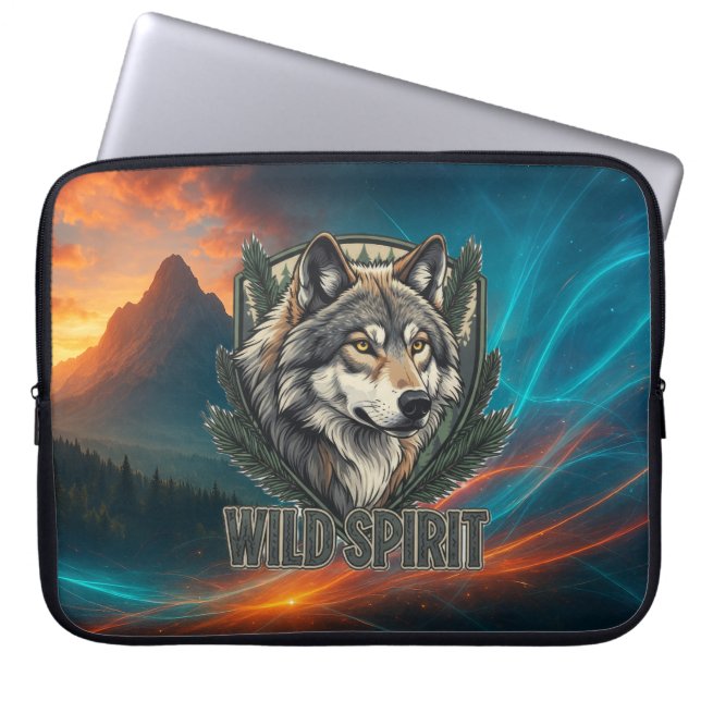 Wild Spirit Laptop Case (Front)