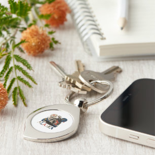 Wild Spirit of Alaska Key Ring