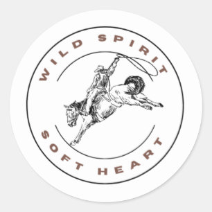 Wild Spirit, Soft Heart Sticker 
